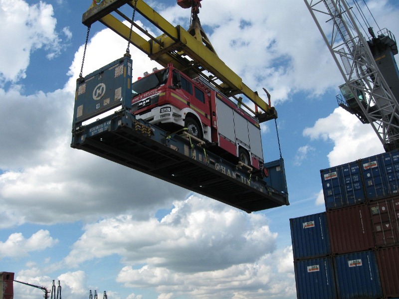 Import container kraan